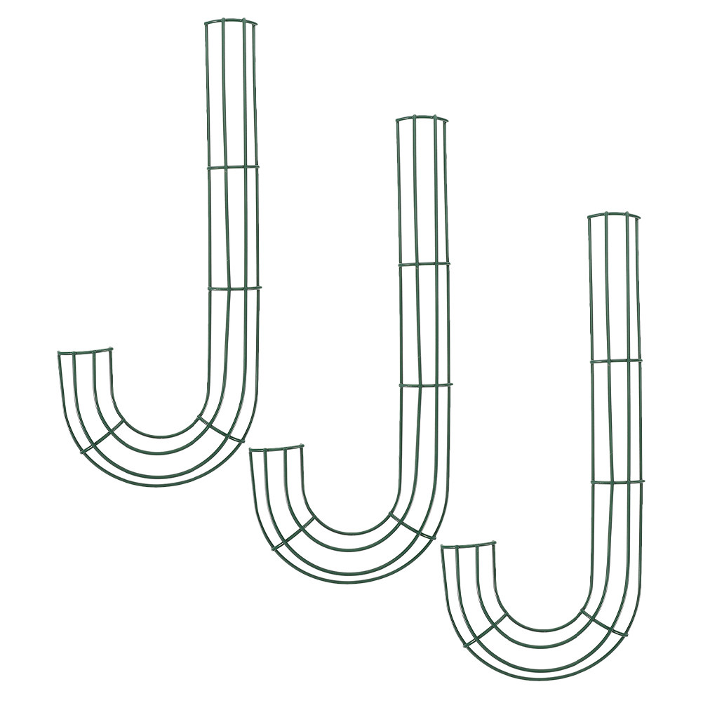 Wreath Form Wire - 3 pièces de cerceaux métalliques en