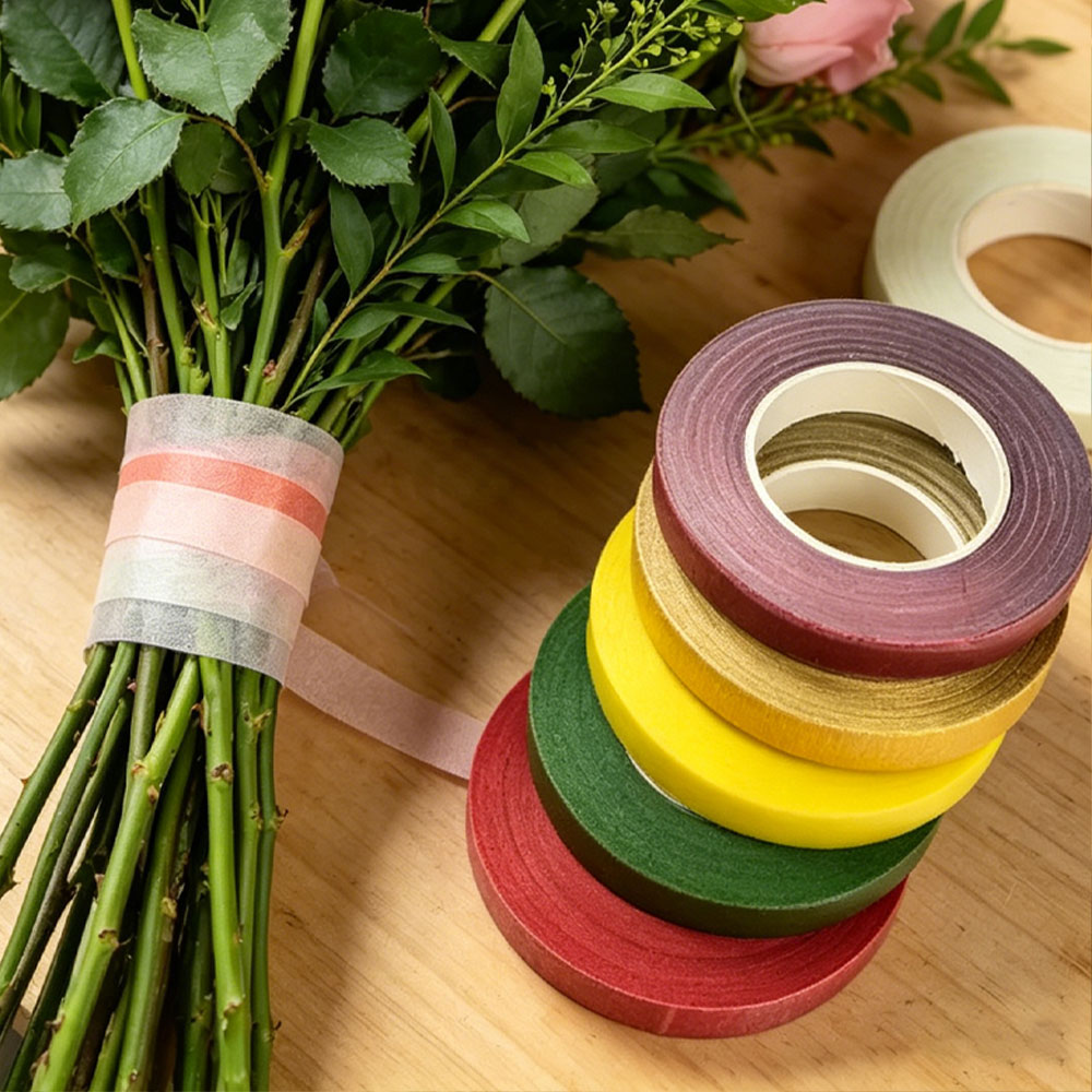 Florist Wreath Supply - 1PC Ruban adhésif vert pour tiges