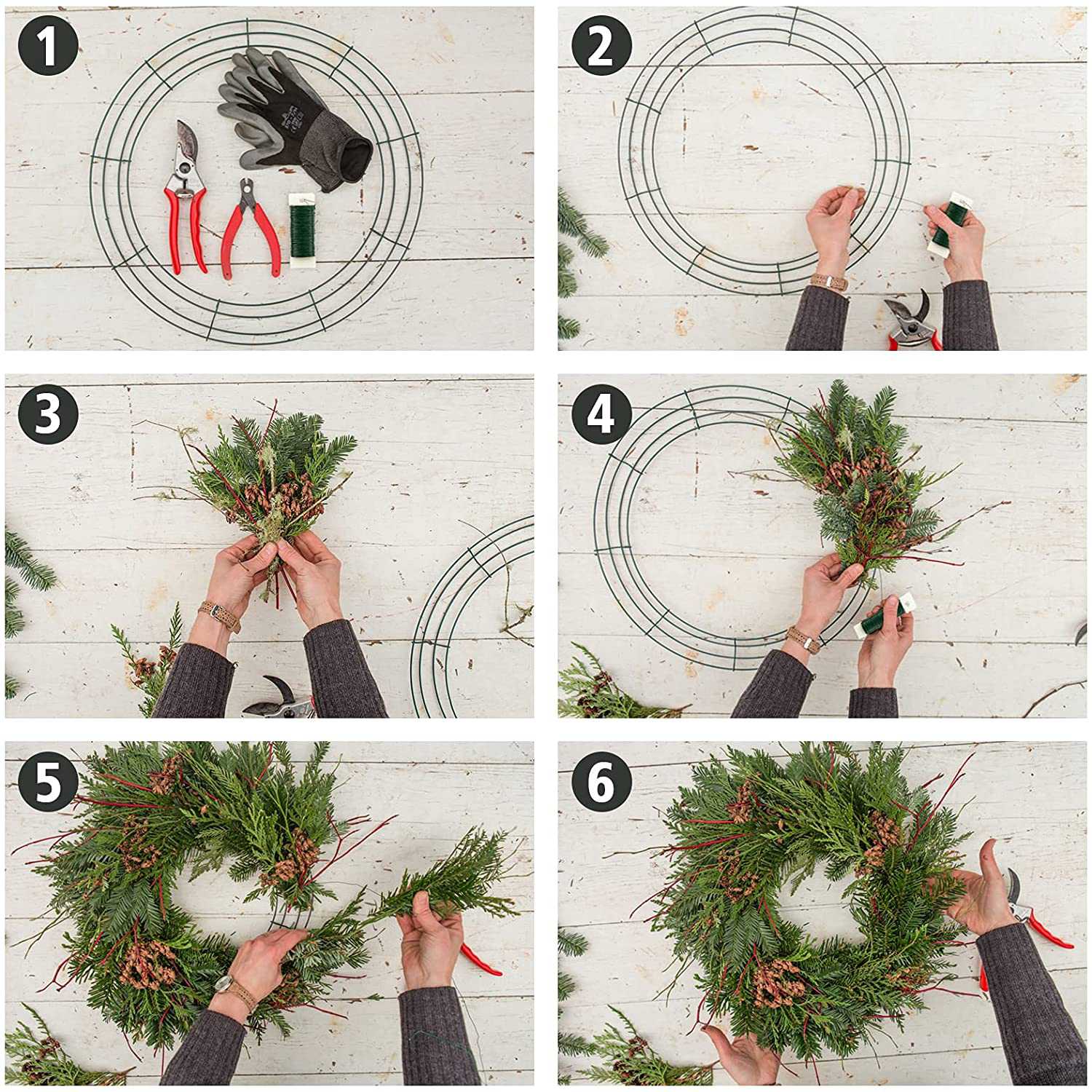 A25F - Cadre de couronne en fi - Wreath Form Wire avis et prix