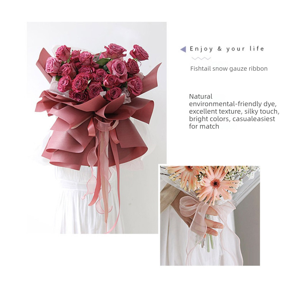 2 pièces Ruban de gaze queue d - Florist Wreath Supply avis et prix