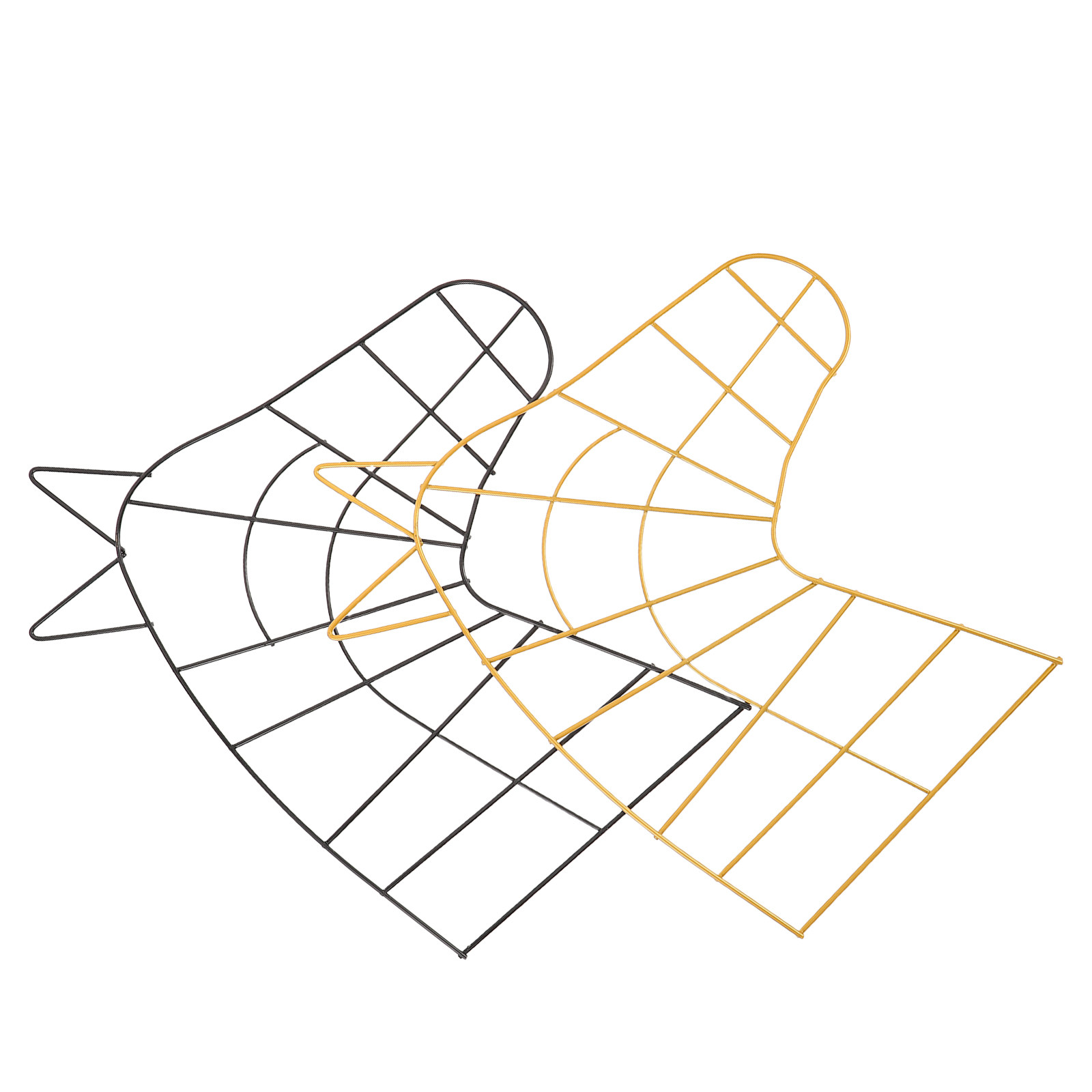 2 pièces, cadre en fil métalli - Wreath Form Wire avis et prix