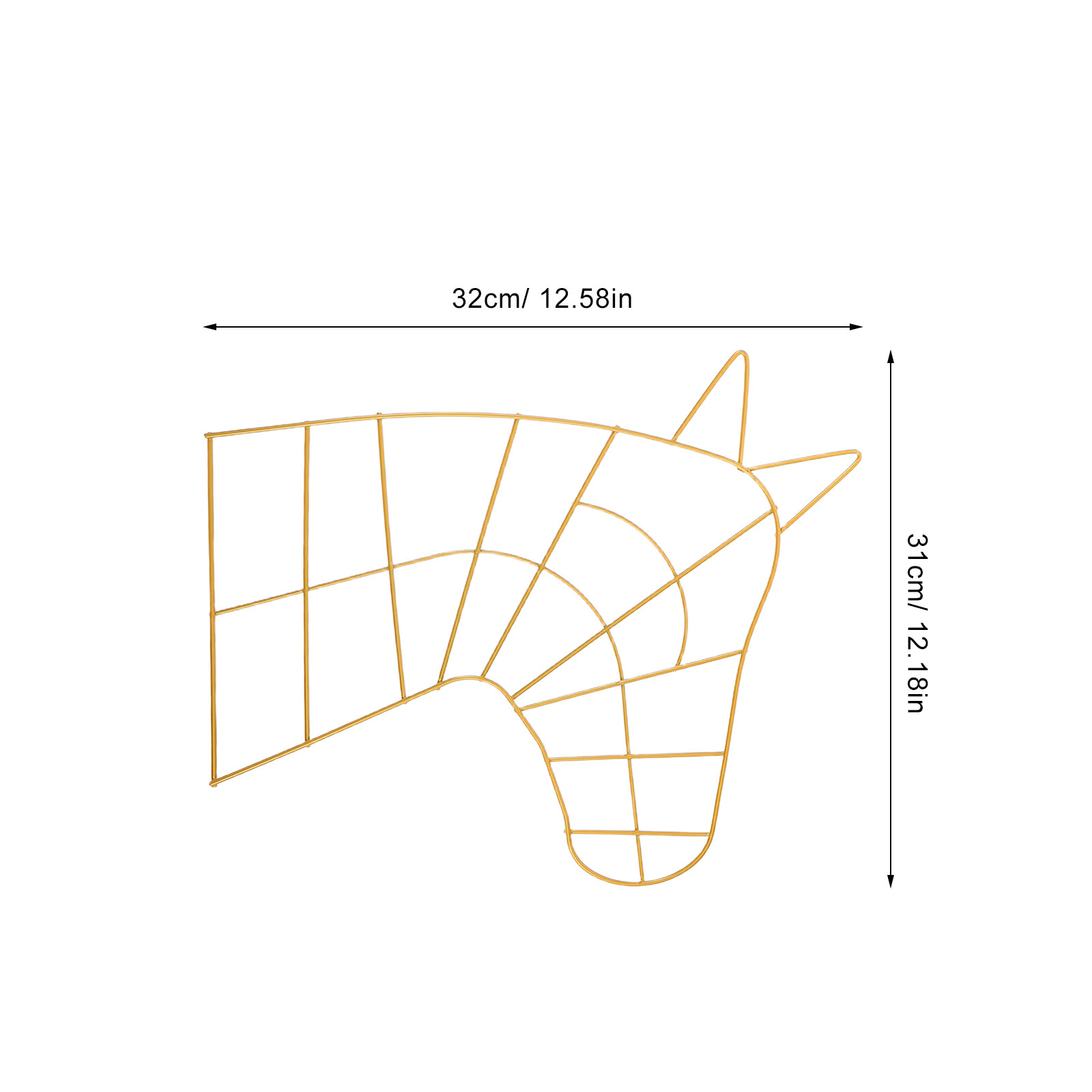 2 pièces, cadre en fil métalli - Wreath Form Wire avis et prix