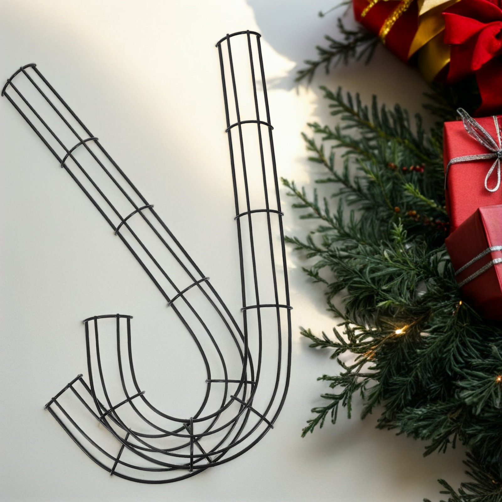 Lot de 2 couronnes de Noël en  - Wreath Form Wire avis et prix