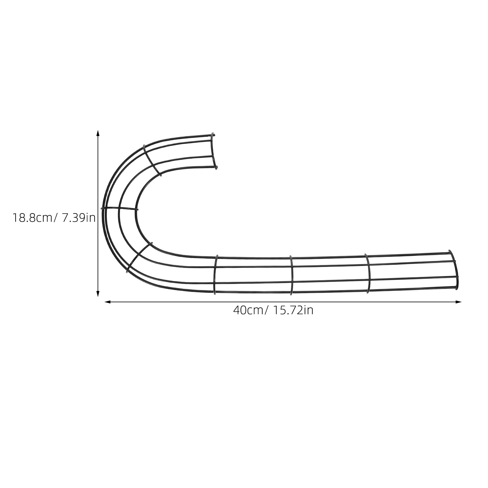 Lot de 2 couronnes de Noël en  - Wreath Form Wire avis et prix