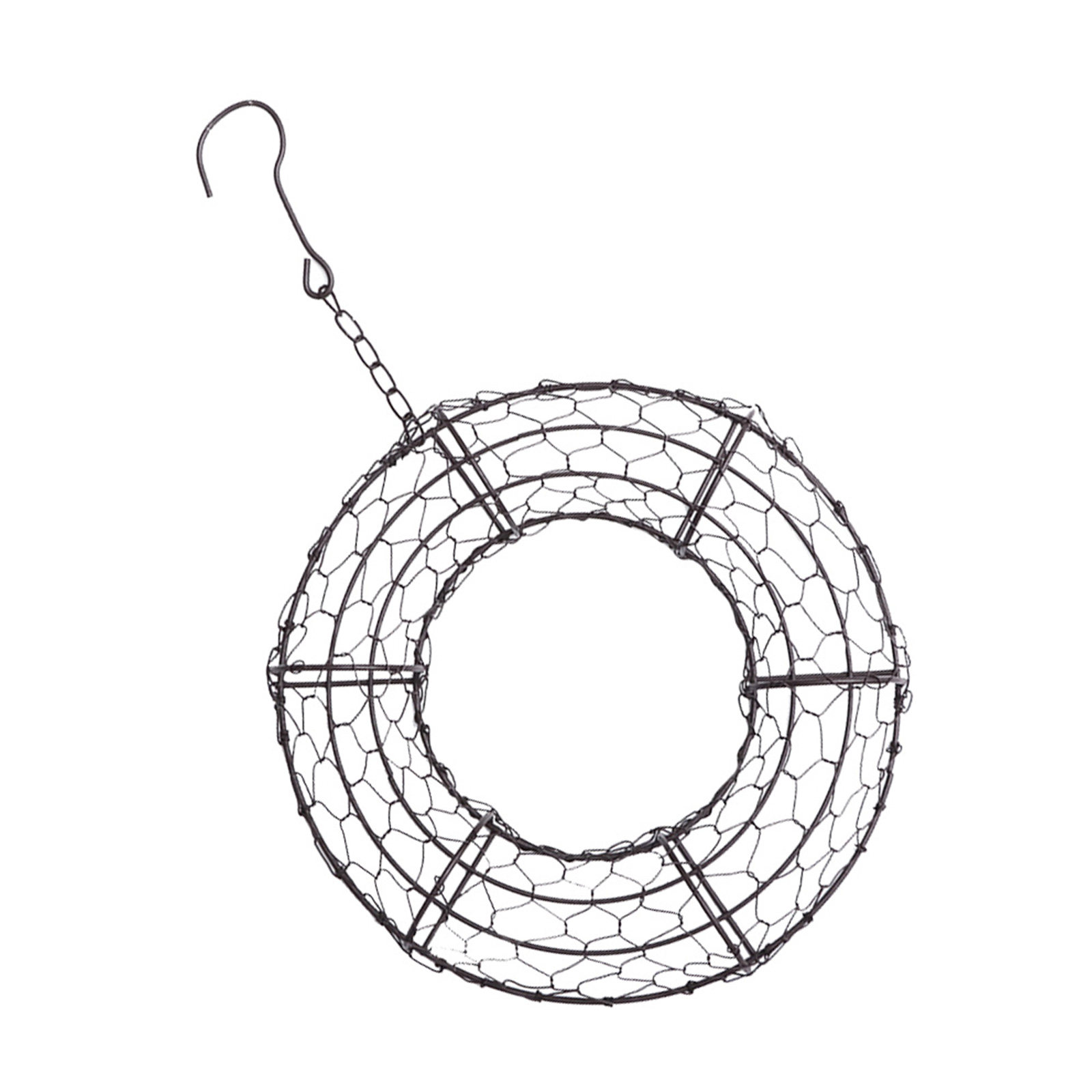 Support mural rond en fer pour - Wreath Form Wire avis et prix