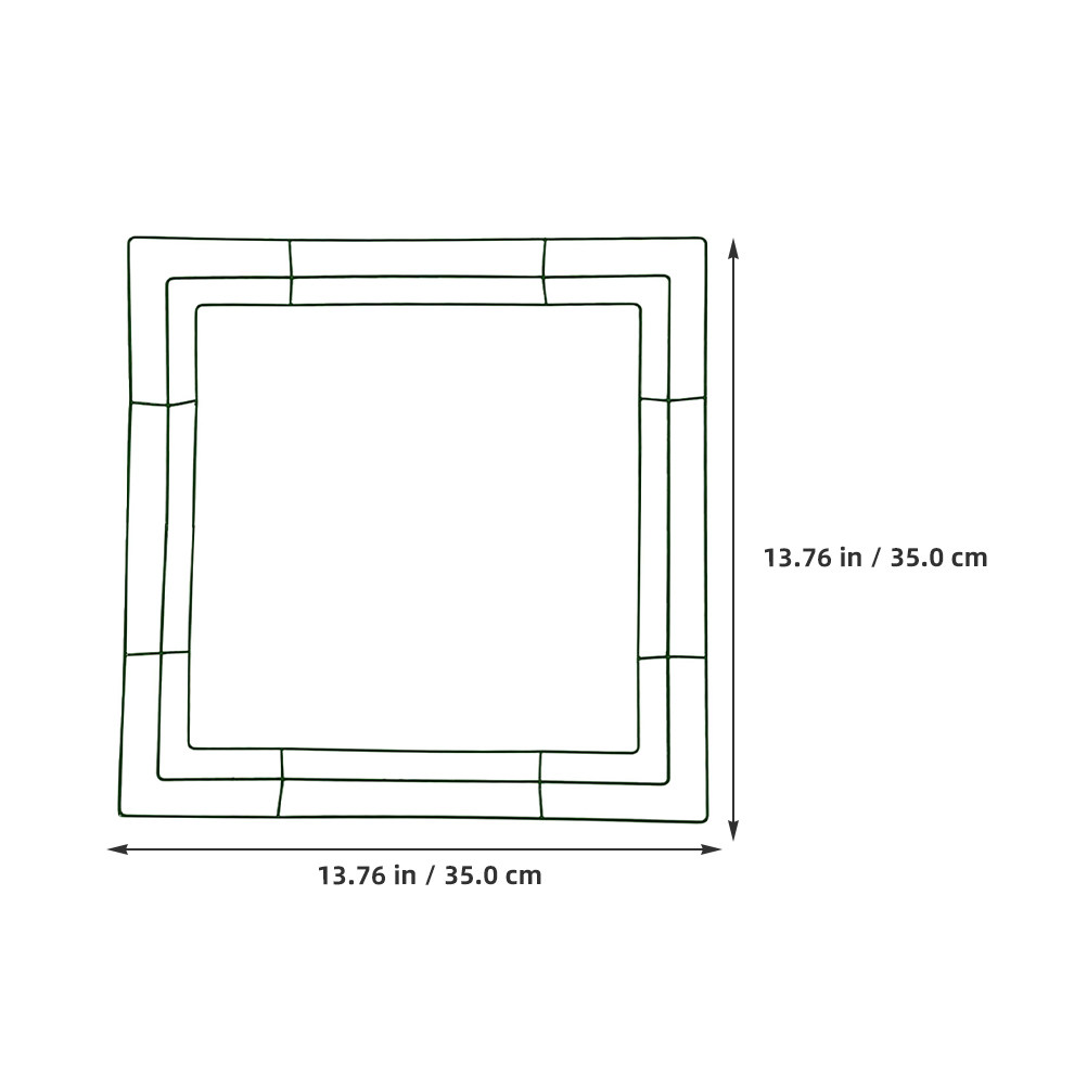 Cadre carré pour couronne, 35x - Wreath Form Wire avis et prix