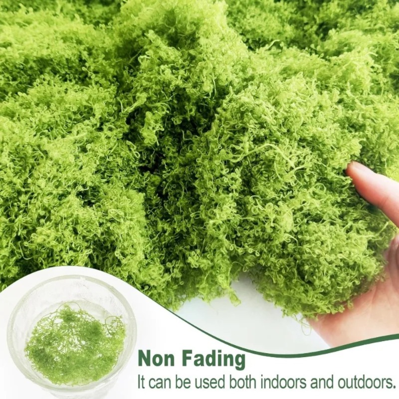 Mousse verte artificielle, fau - Preserved Moss Sheet avis et prix