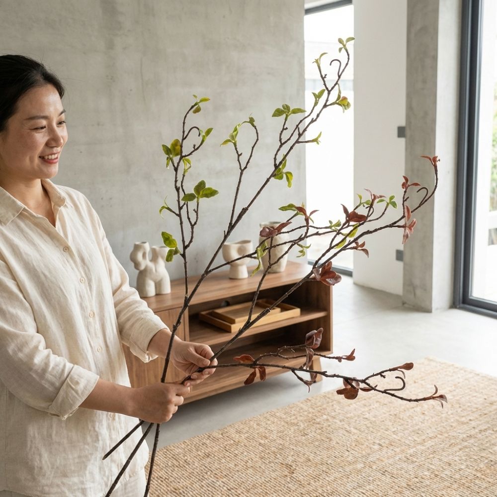 Branche d'arbre artificielle e - Branch Curly Willow avis et prix