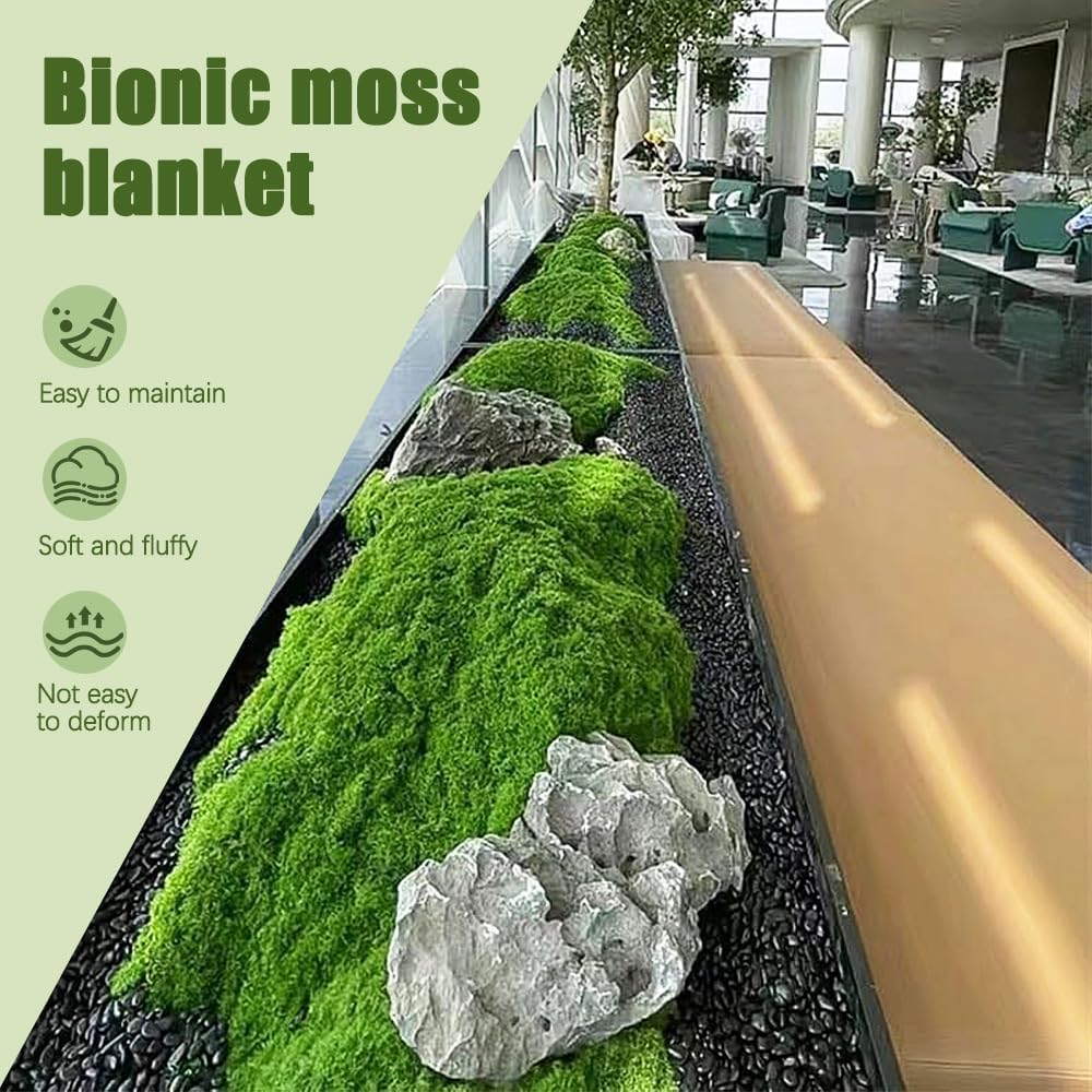Tapis mural en mousse verte ar - Preserved Moss Sheet avis et prix